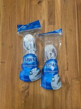 Dawn Dishwashing Fillable Kitchen Brush Refills White and Blue - 2 packs
